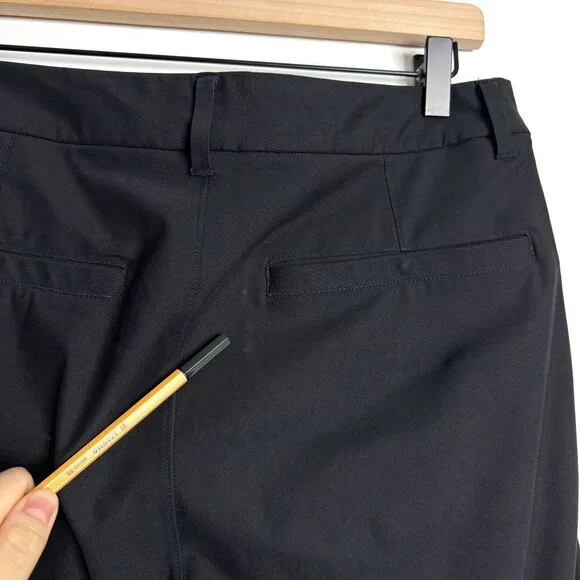 LULULEMON Mens Commission Pants Slim Warpstreme Black